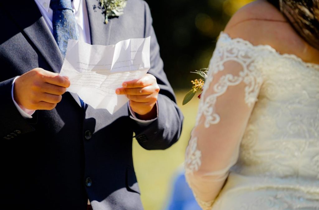 Write your own vows with this rule of threes